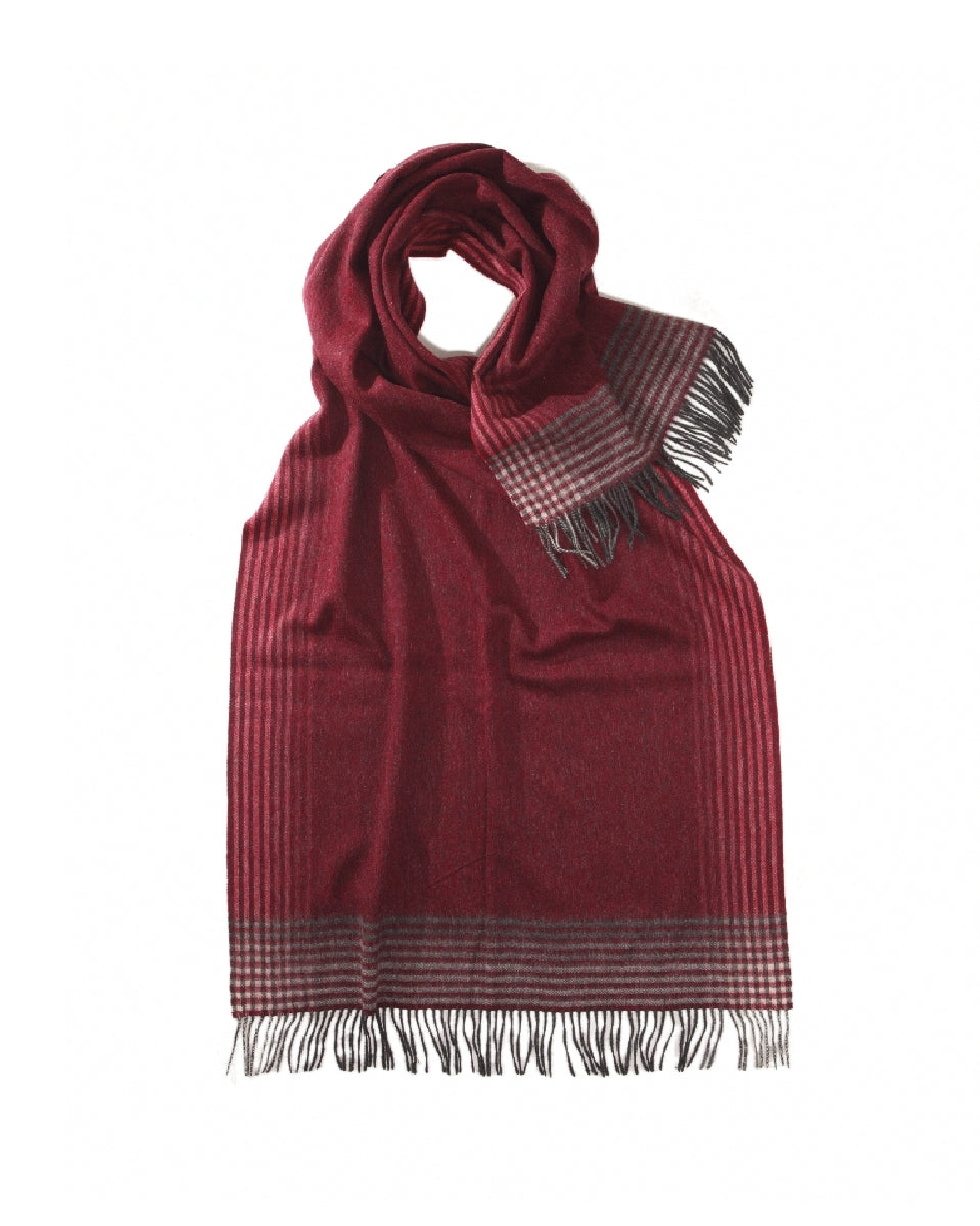 Soft Bordered Lambswool Stole by Glen Prince - product image