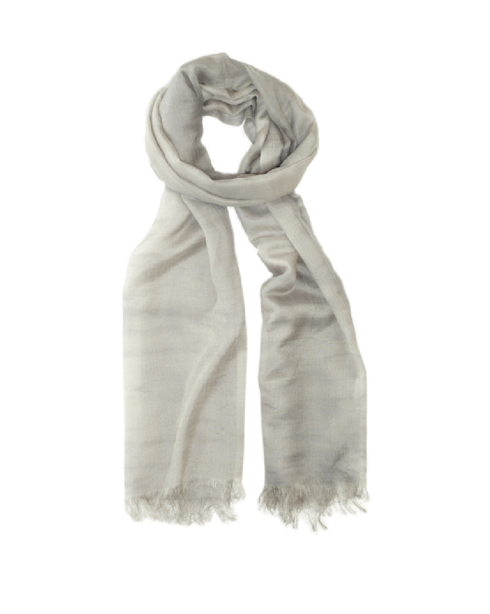 Summer Cashmere Silk Scarf - Grey Ombré by Glen Prince - product image