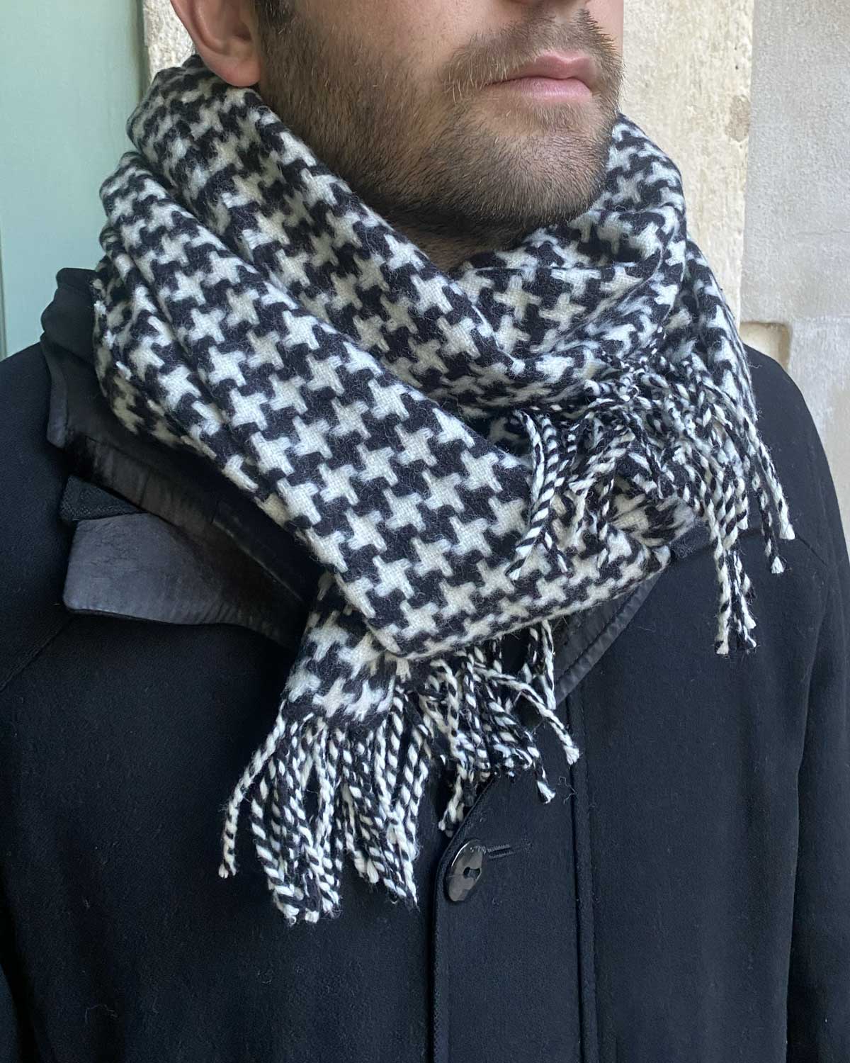 Houndstooth Lambswool Scarf by Glen Prince - product image