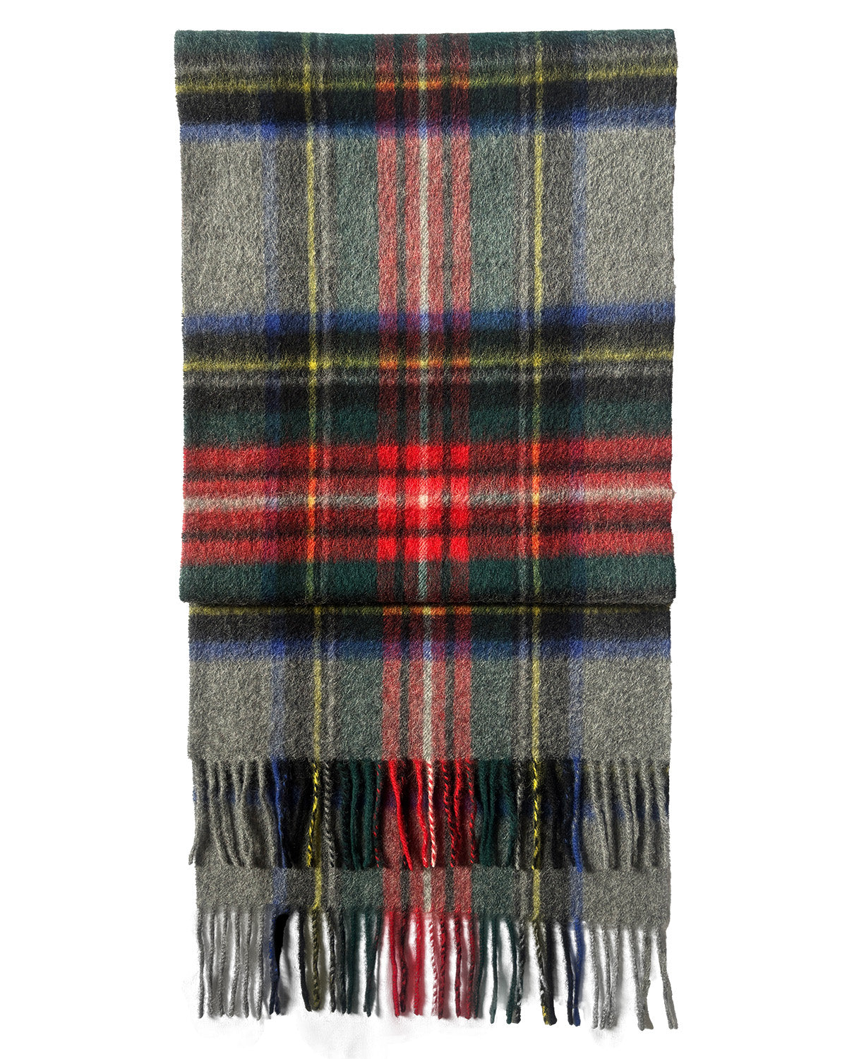 Grey Stewart Tartan LambswoolScarf by Glen Prince - product image