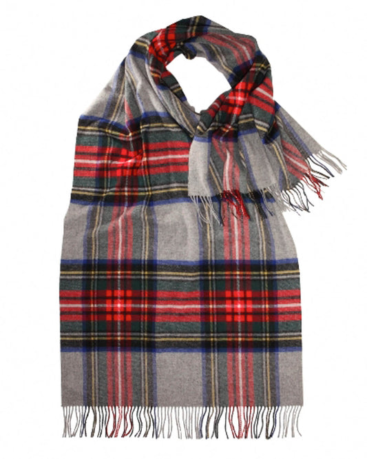 Grey Stewart Lambswool Tartan Stole by Glen Prince - product image