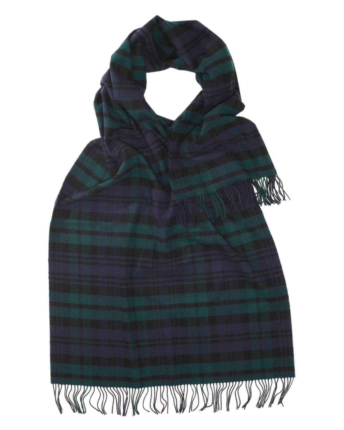 Classic Tartan Lambswool Stole - Black Watch by Glen Prince - product image