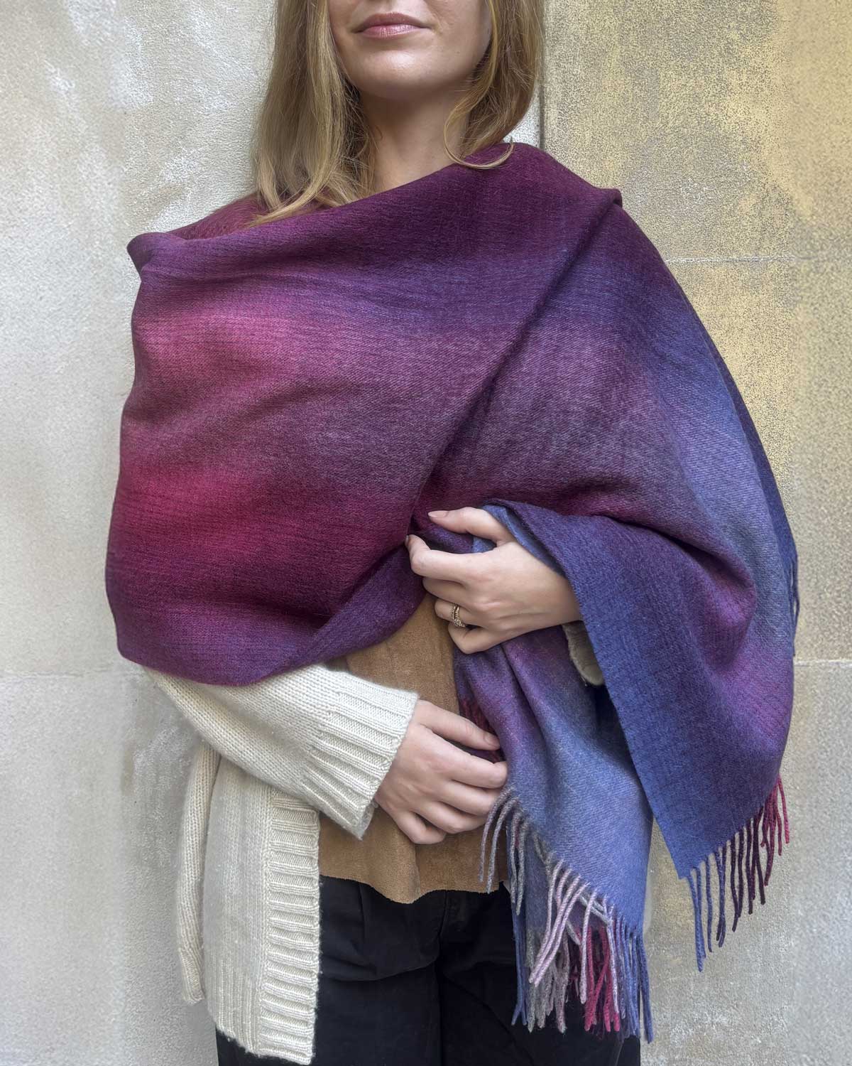 Autumn Ombre Lambwool Stole by Glen Prince - product image