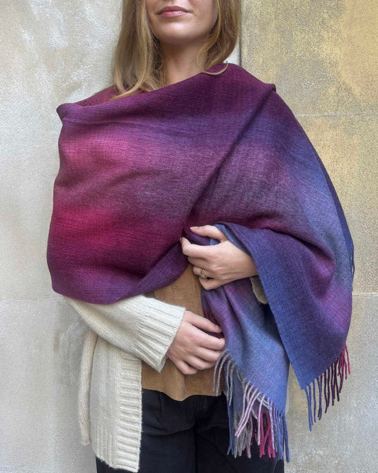 Autumn Ombre Lambwool Stole by Glen Prince - product image