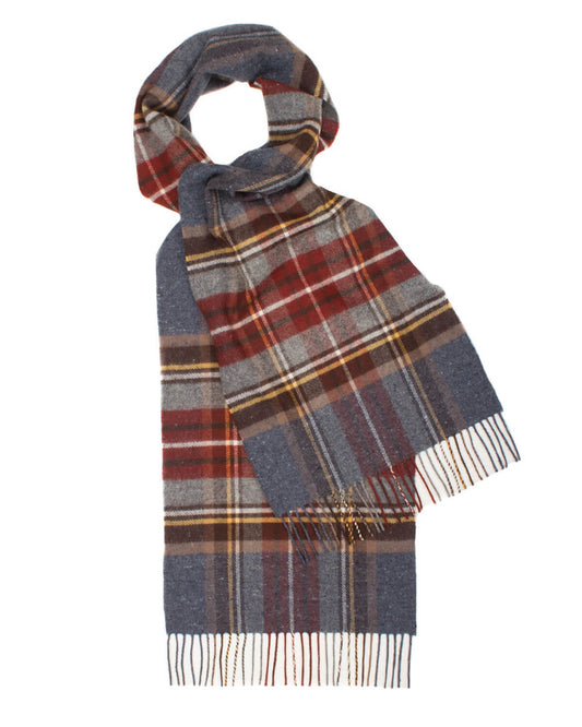 Tartan Denim Tweed Lambswool Scarf by Glen Prince - product image