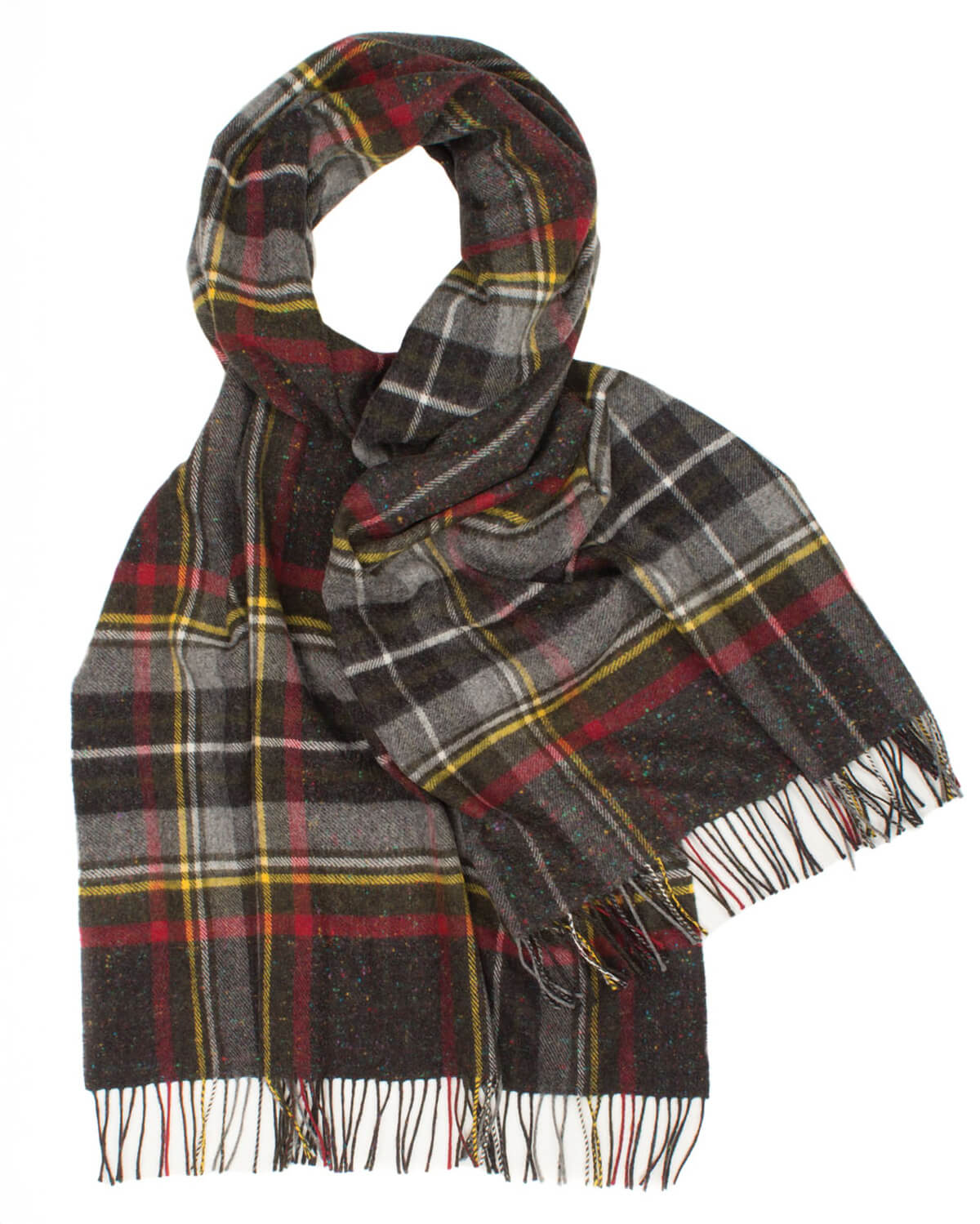 Grey Tweed Tartan Lambswool Stole by Glen Prince - product image