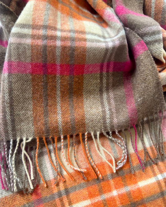 Autumn Tweed Tartan Lambswool Stole by Glen Prince - product image