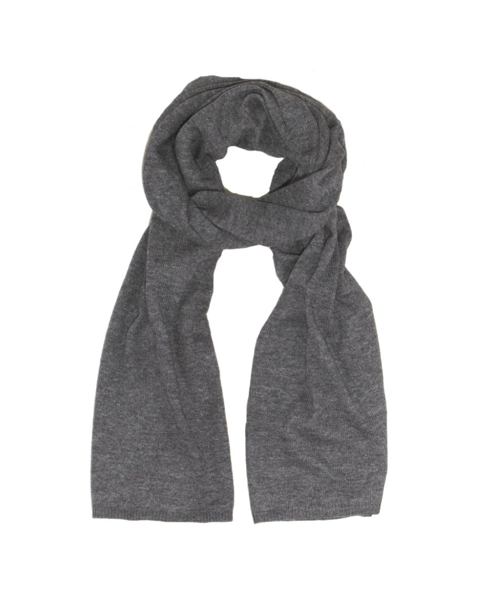 Knitted Plain Yak Wool Scarf by Glen Prince