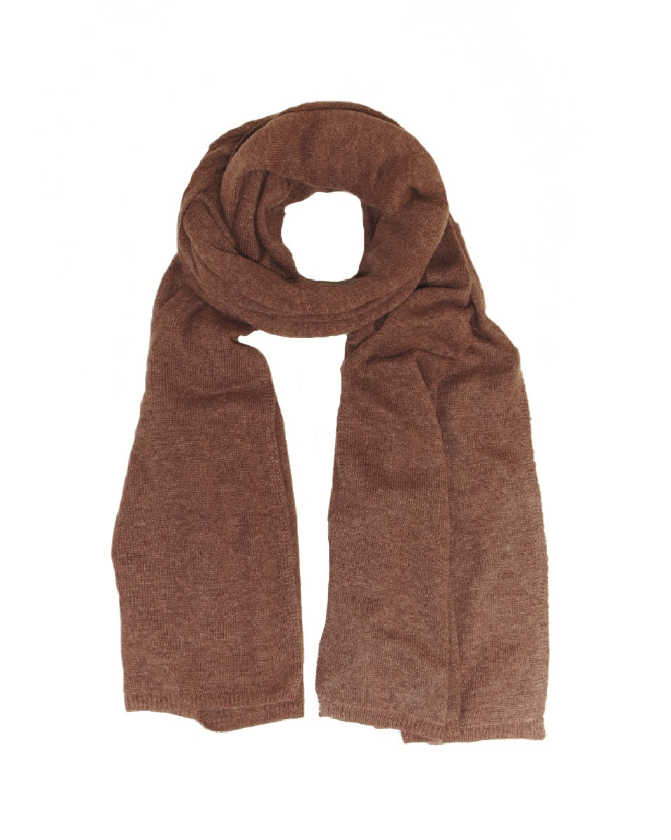 Knitted Plain Yak Wool Scarf by Glen Prince