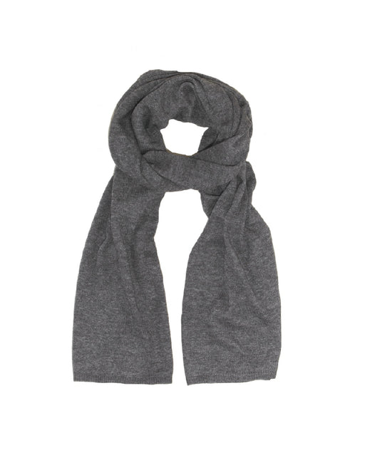 Knitted Plain Yak Wool Scarf by Glen Prince