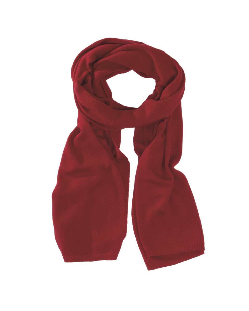 Knitted Plain Yak Wool Scarf by Glen Prince