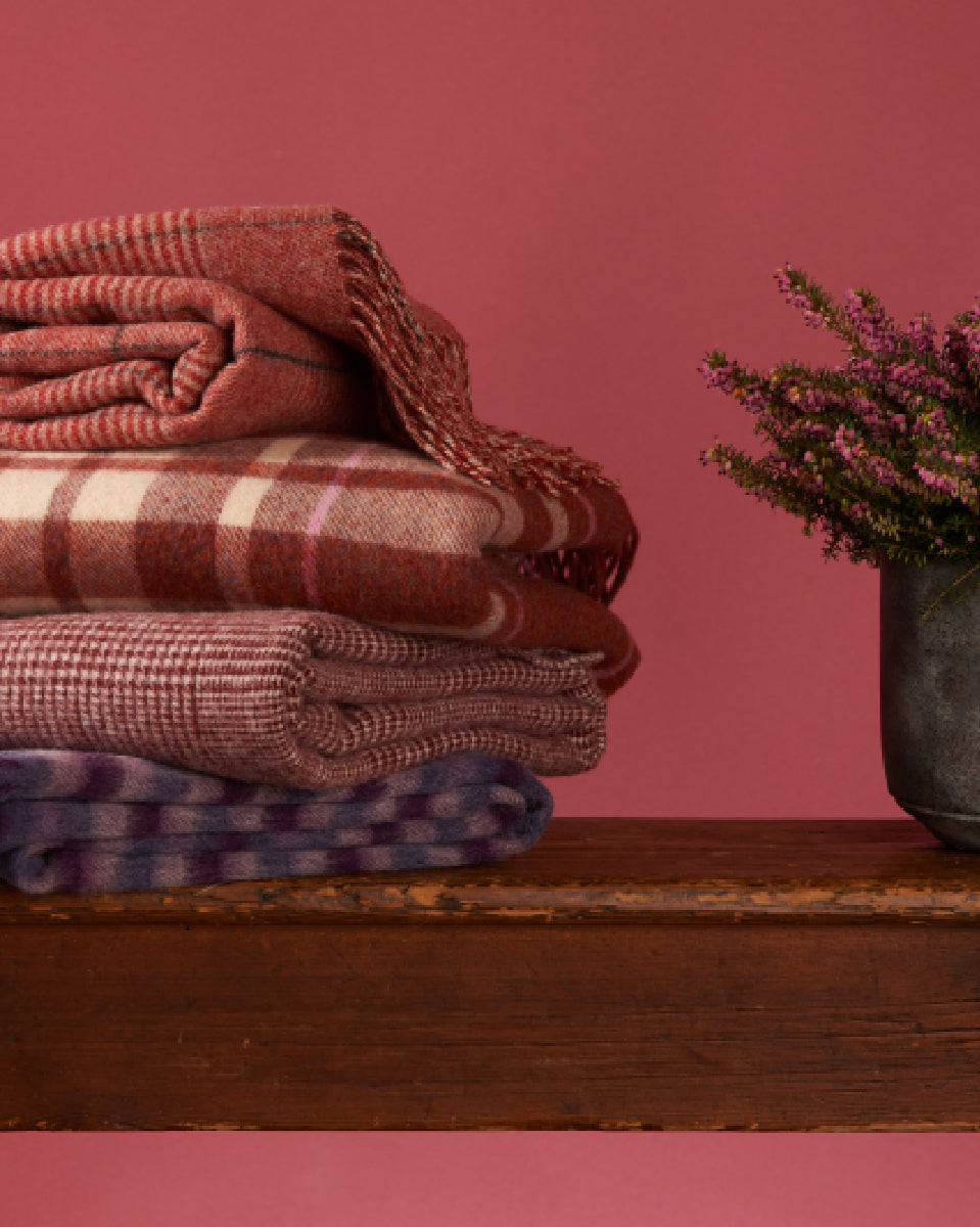 Glen Prince Check Lambswool Stole by Glen Prince - product image