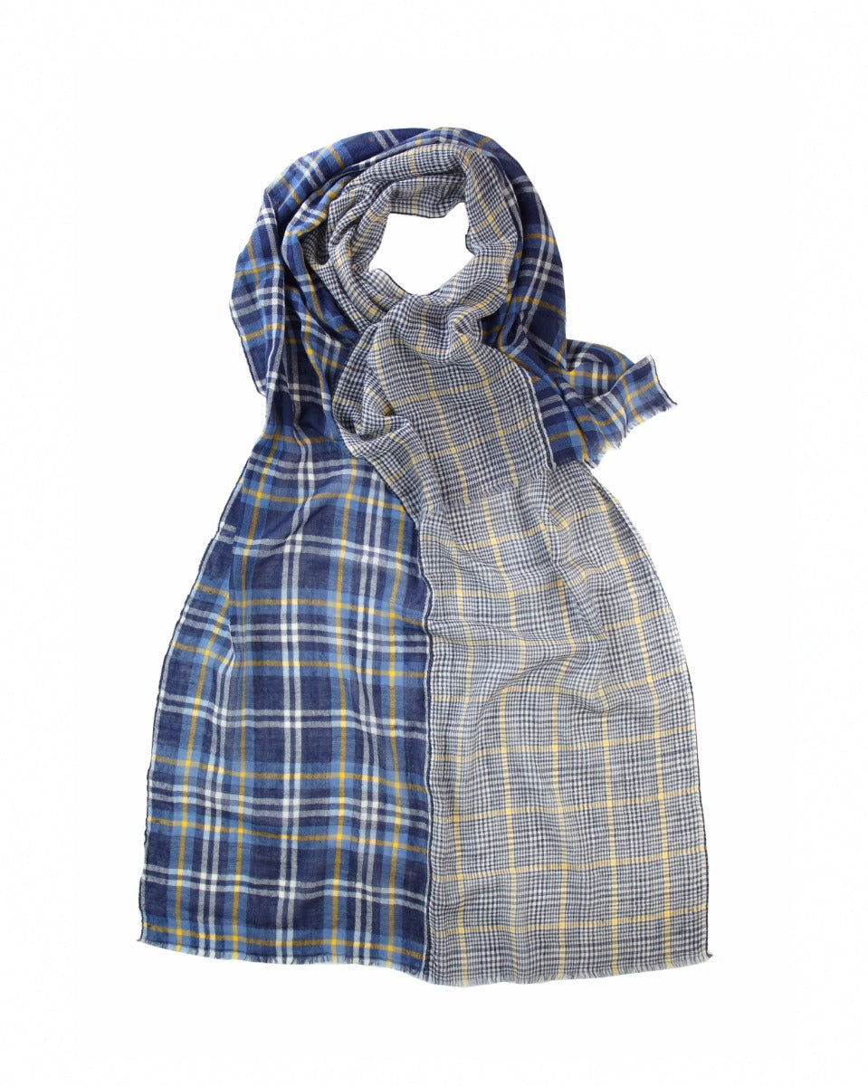 Gingham Check 50/50 Scarf-Multi 1 by Glen Prince - product image